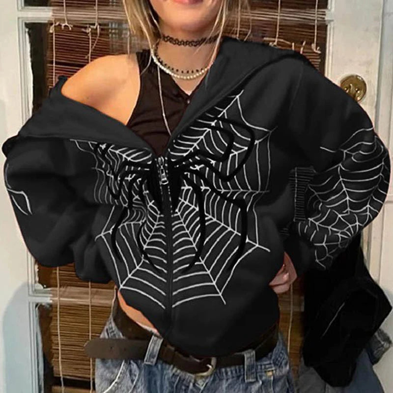 Rhinestone Skeleton Hoodie