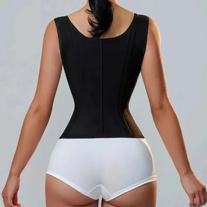 Women Zipper Waist Shaping Vest