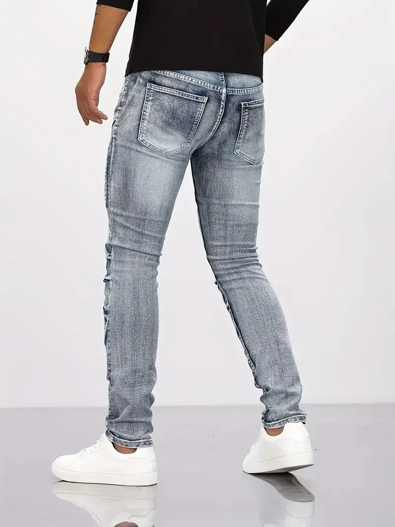 Men Small Leg Slim Jeans