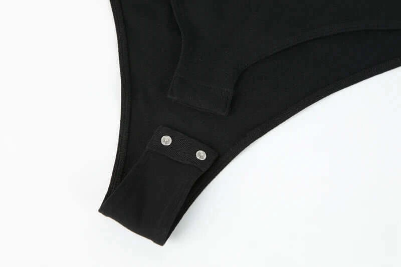 Women High Neck Long Sleeve Bodysuit