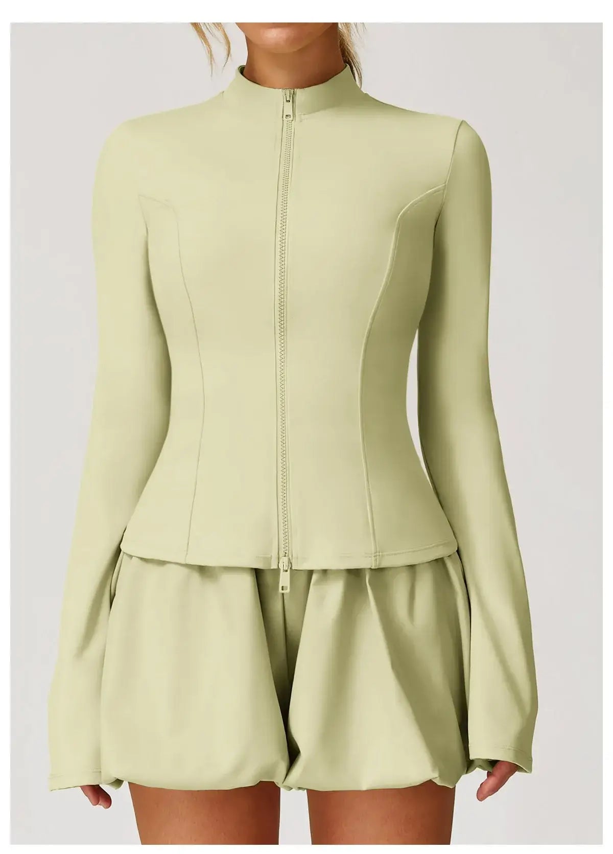 Women Stretch Slim Fit Training Jacket