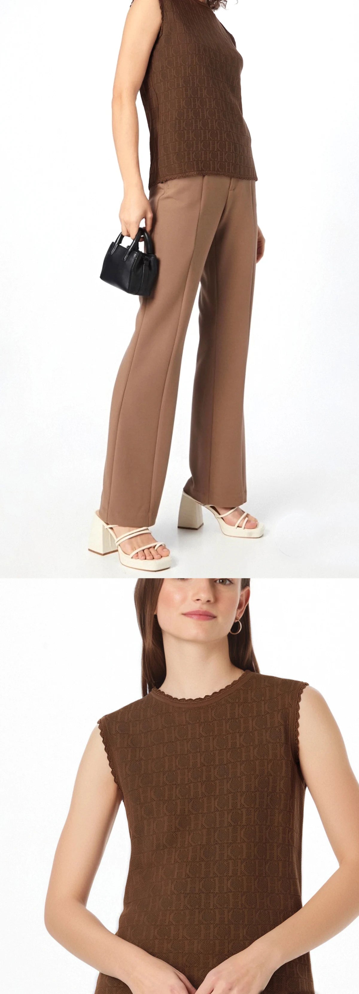 Knitted Texture Summer Casual Tank Top