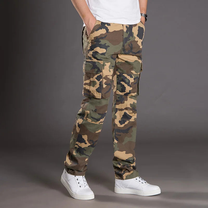 Men Multi Pocket Cargo Pants