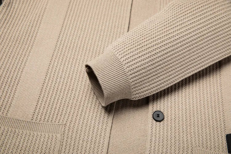 Men V-Neck Cardigan Sweater