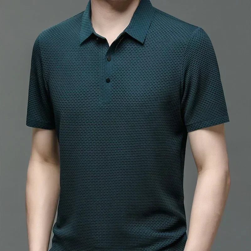 Men Ice Silk Polo Shirt
