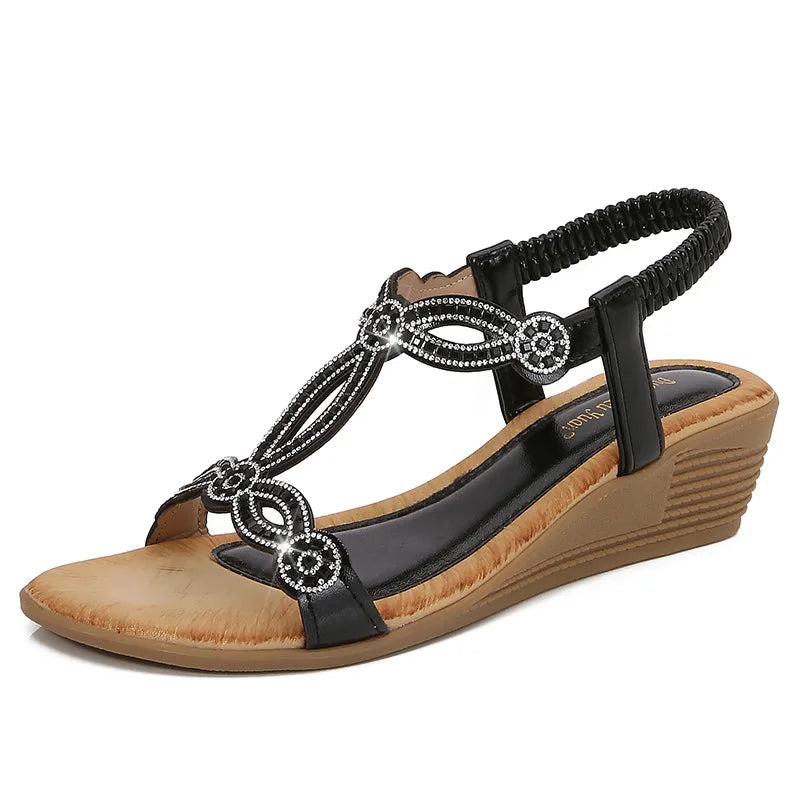 Women Wide Wedge Sandals Summer Platform
