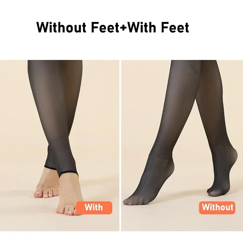 Women Thermal Fleece Velvet Tights