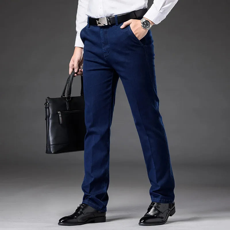 Men Classic Straight Jeans