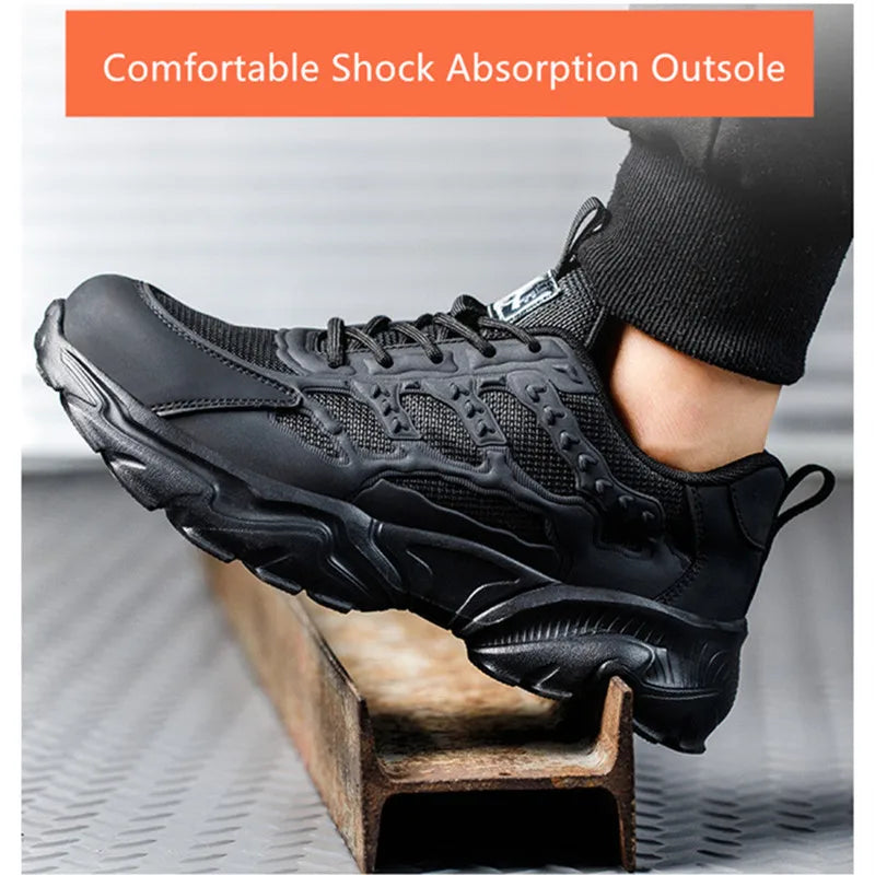 Women Safety Shoes Protective Security Sneakers