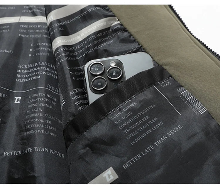 Men's Plus Size Hooded Jacket – 8XL Winter Coat