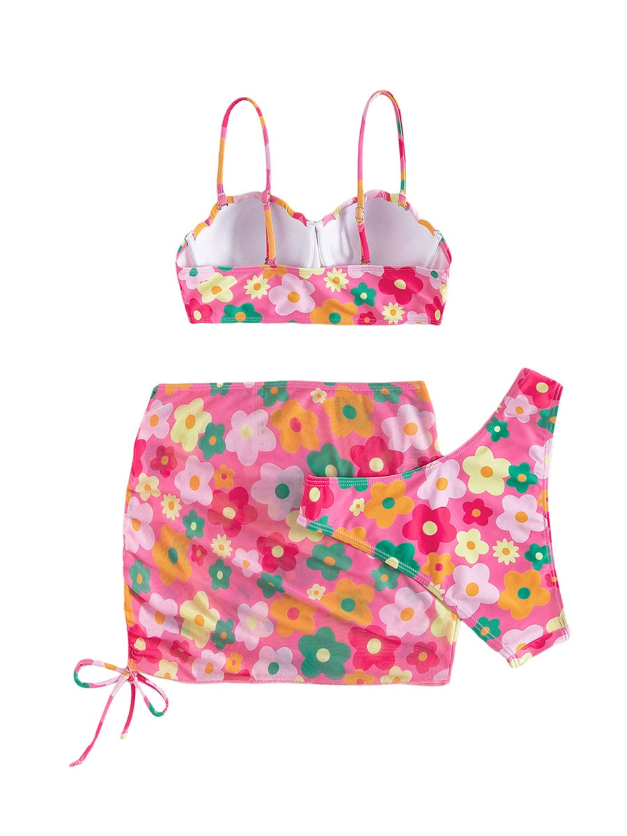 3PCS Push-Up Bikini Set