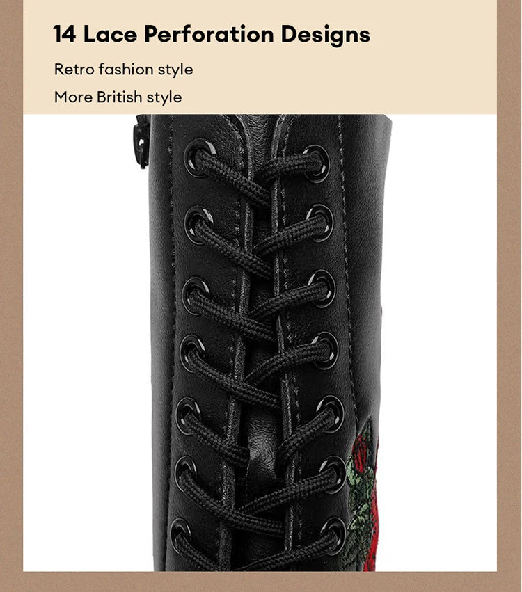 Women Mid Calf Boots Waterproof Warm Rain Shoes