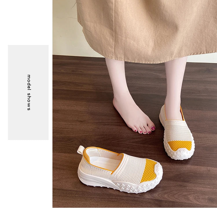 Mesh Knit Slip-On Loafers – Lightweight & Breathable 2025