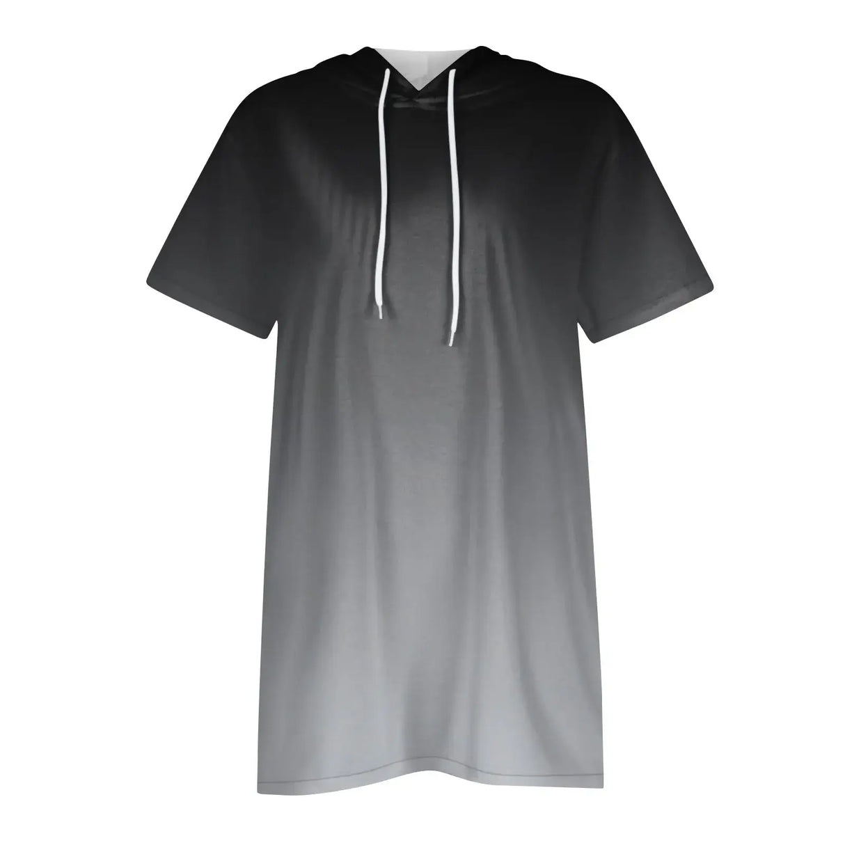 Women Oversized Short Sleeve Hoodie