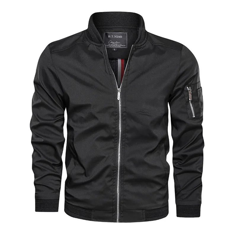 Men's Plus Size Bomber Jacket – 7XL Y2K Style