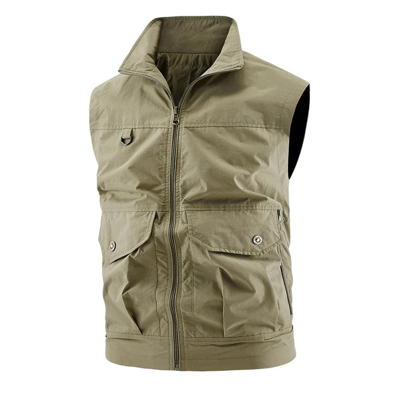 Men's Plus Size Summer Vest Jacket 2025