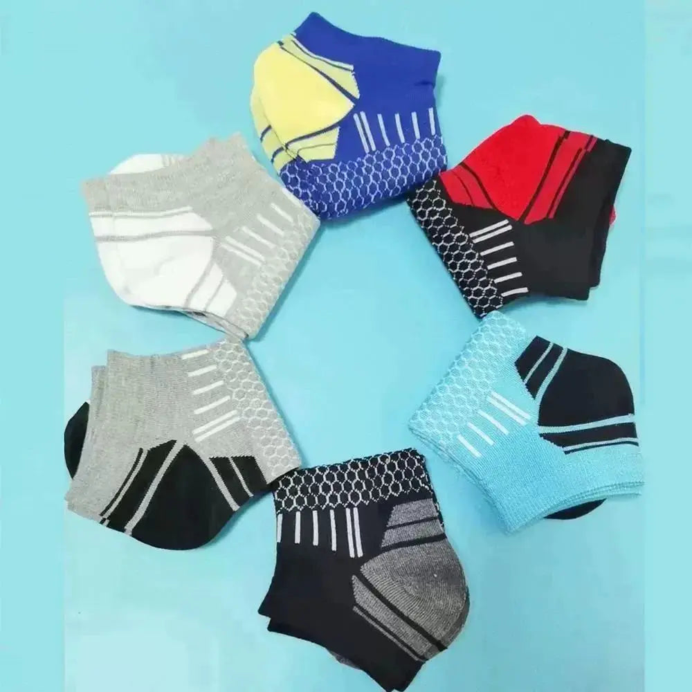 Men’s Short Sports Socks (6 Pairs)