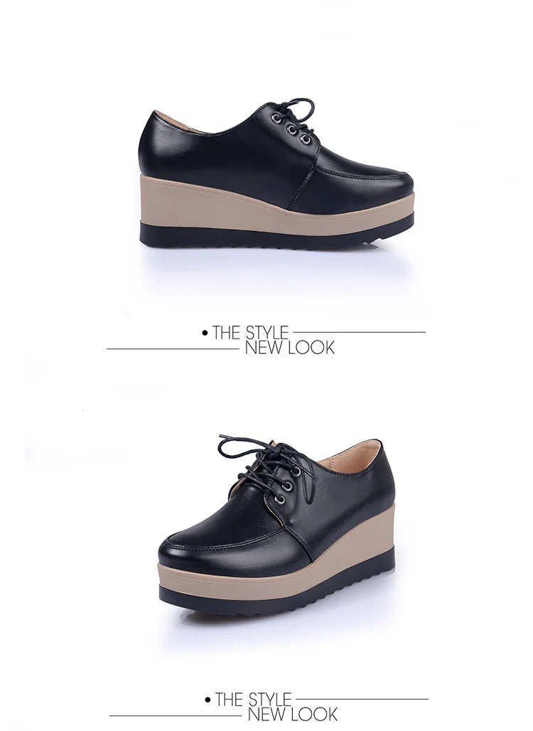Women Platform Oxfords – 2025