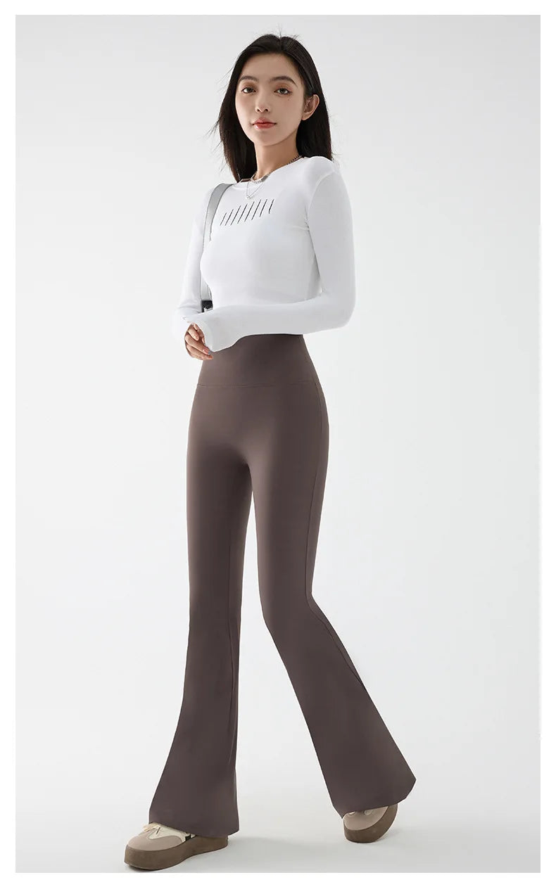 Women Flared Shark Leggings