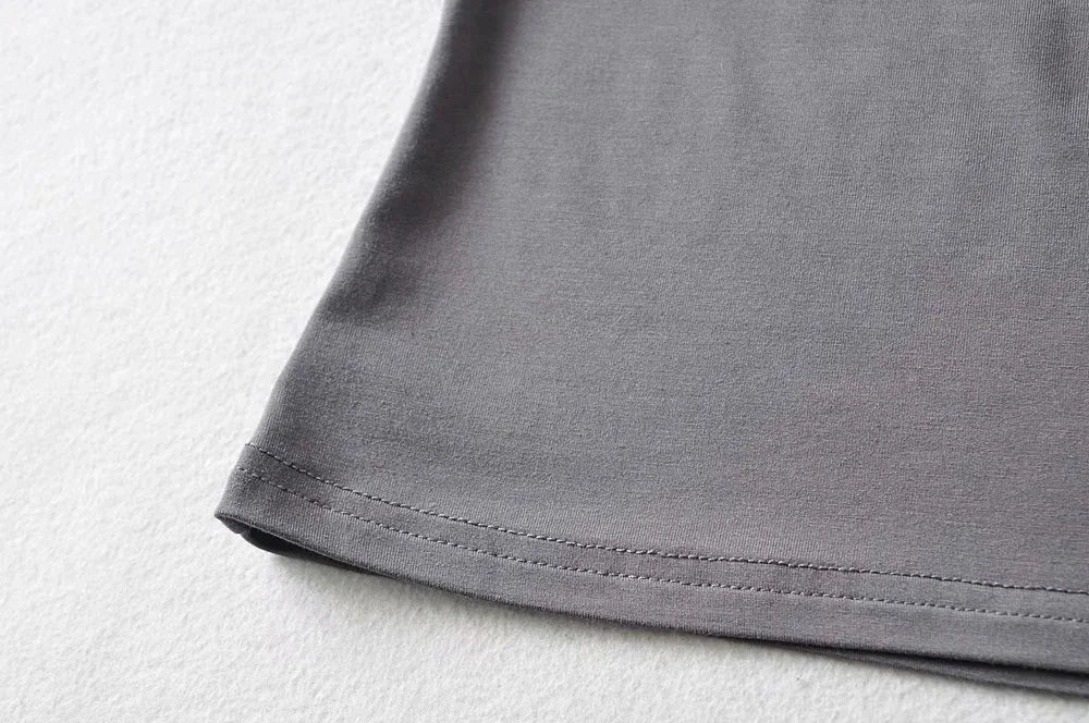 Solid Color Sleeveless Crop Tank Top