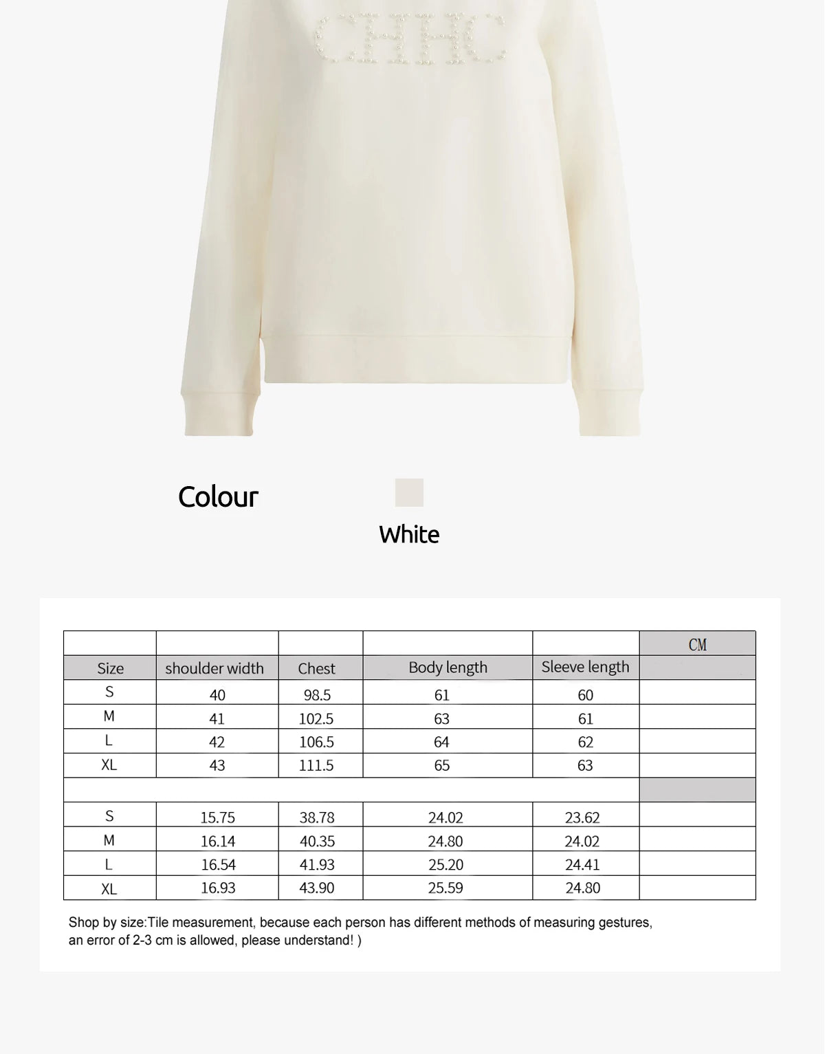 Pearl Embroidered Hoodie