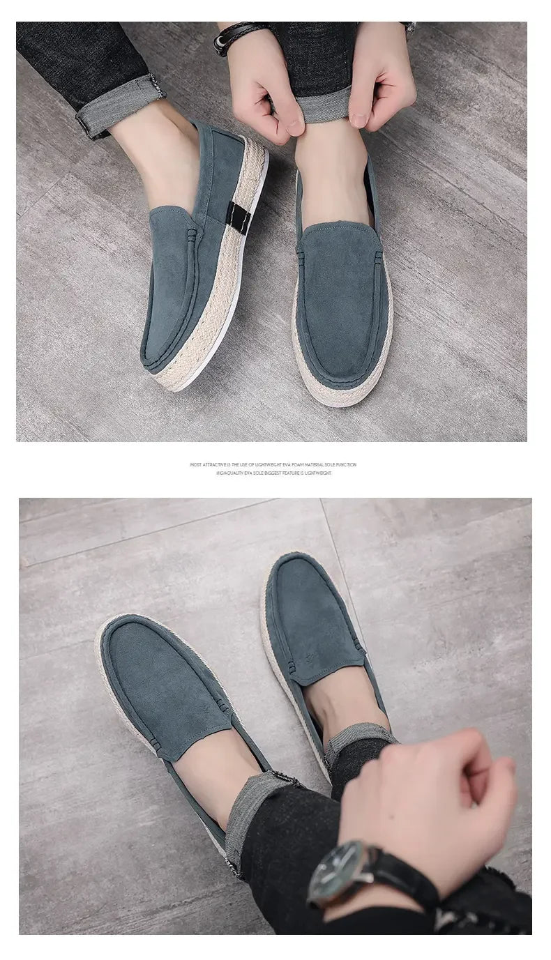Men’s Suede Loafers Casual Flats