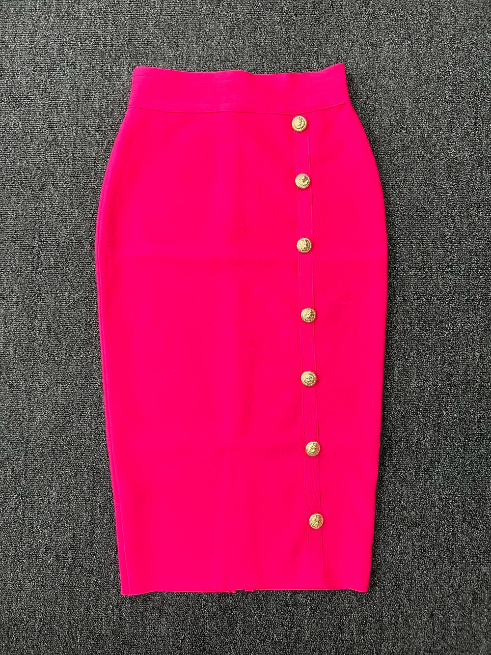 Women XL Bandage Pencil Skirt