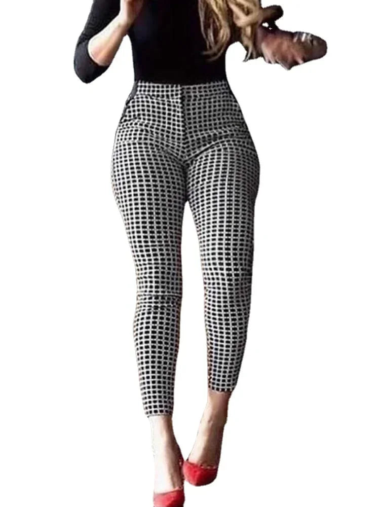 Women High Waist Casual Pants