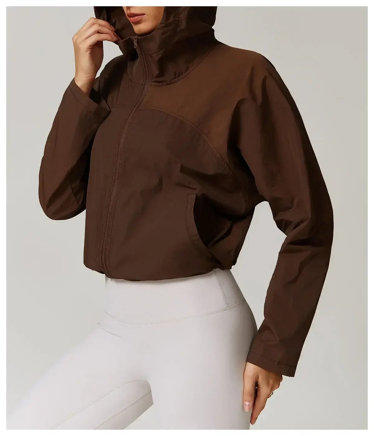 Women Windproof Quick Dry Yoga Jacket