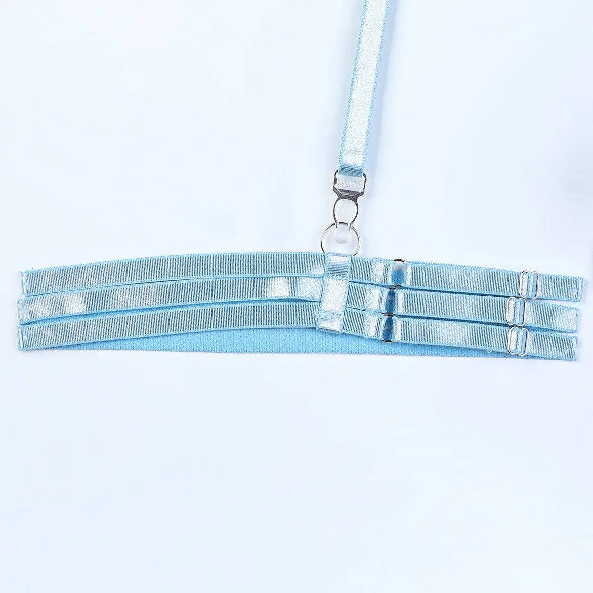 Women Mesh Splicing Suspender Jumpsuit