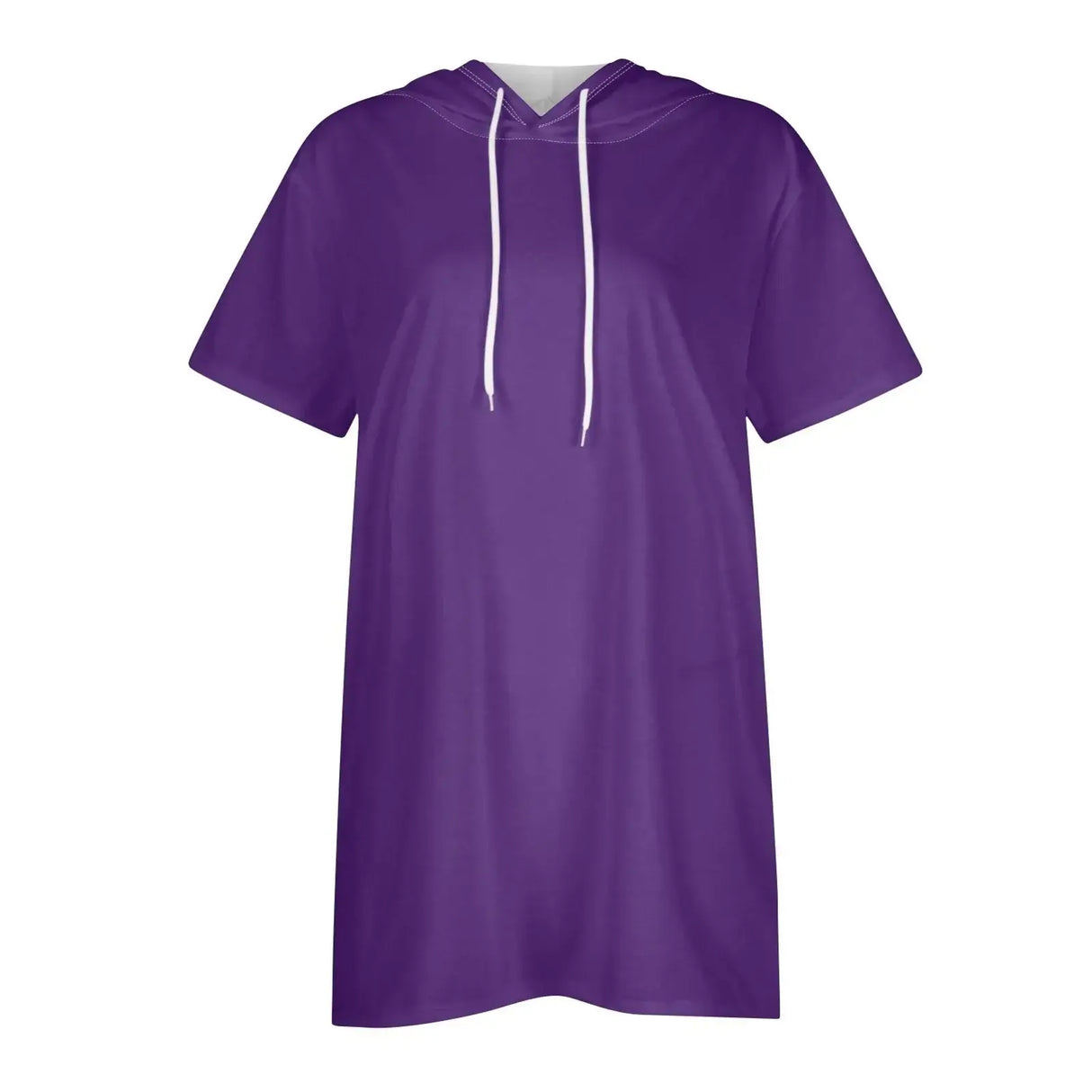 Women Oversized Short Sleeve Hoodie