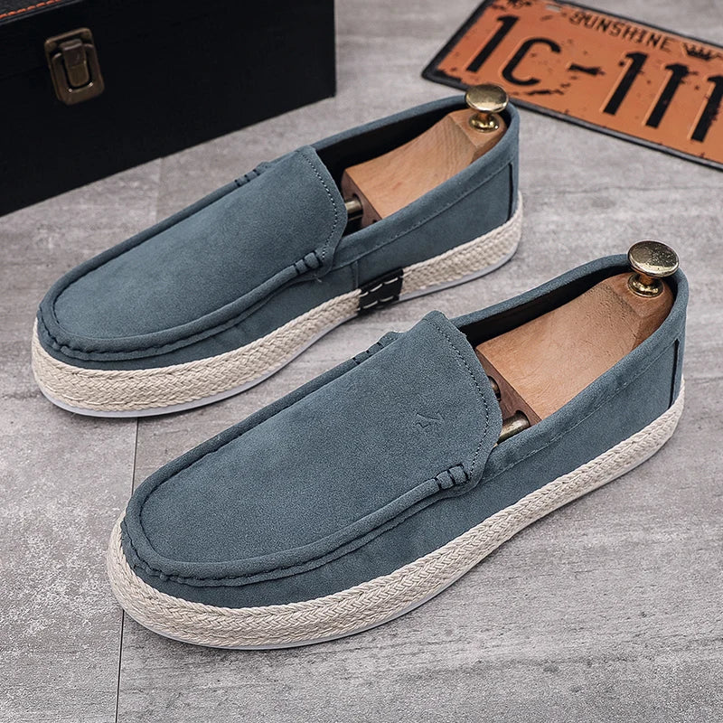 Men’s Suede Loafers Casual Flats