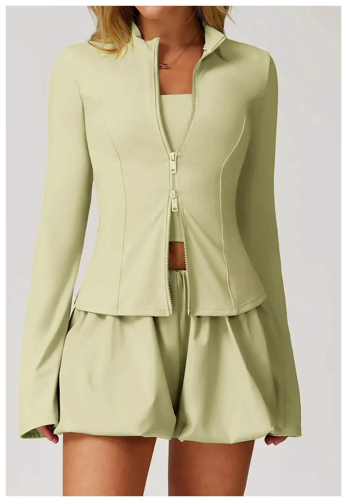 Women Stretch Slim Fit Training Jacket