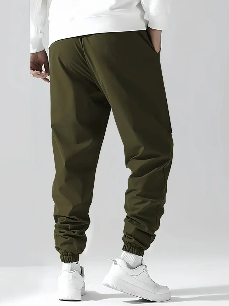 Men Ice Silk Cooling Cargo Pants