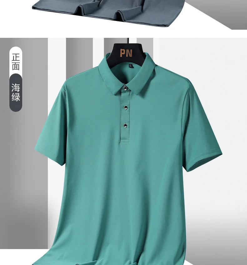 Men Oversize Quick Dry Polo Shirt