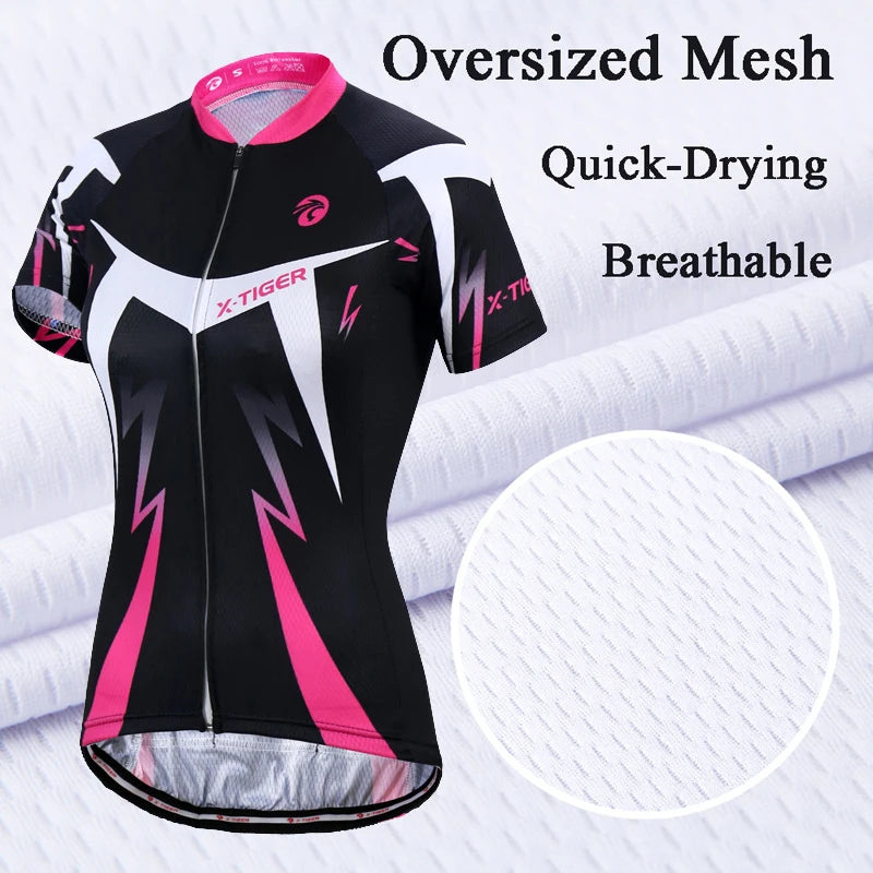 Women Summer Cycling Jersey Set