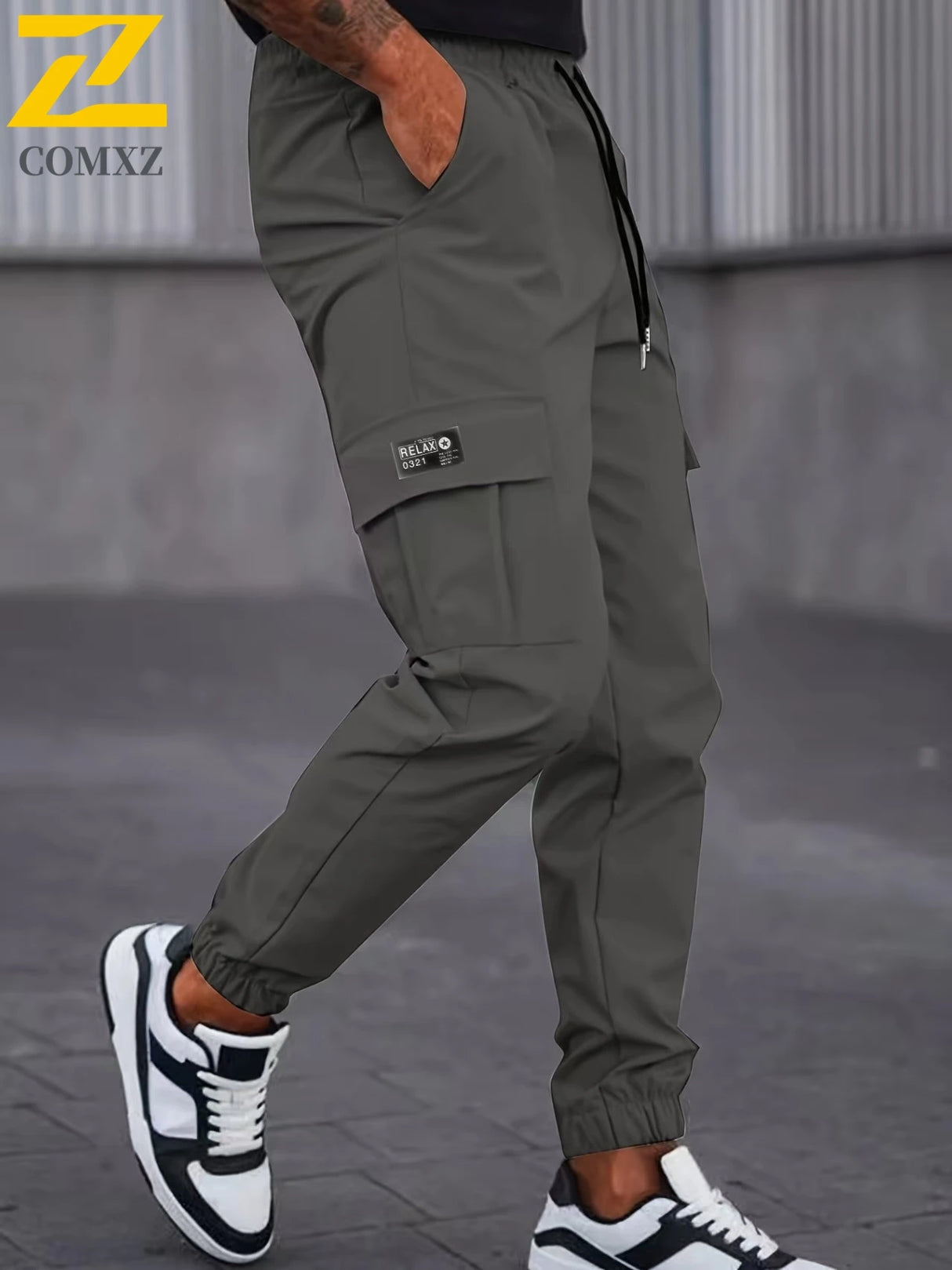 Men Ice Silk Cooling Cargo Pants