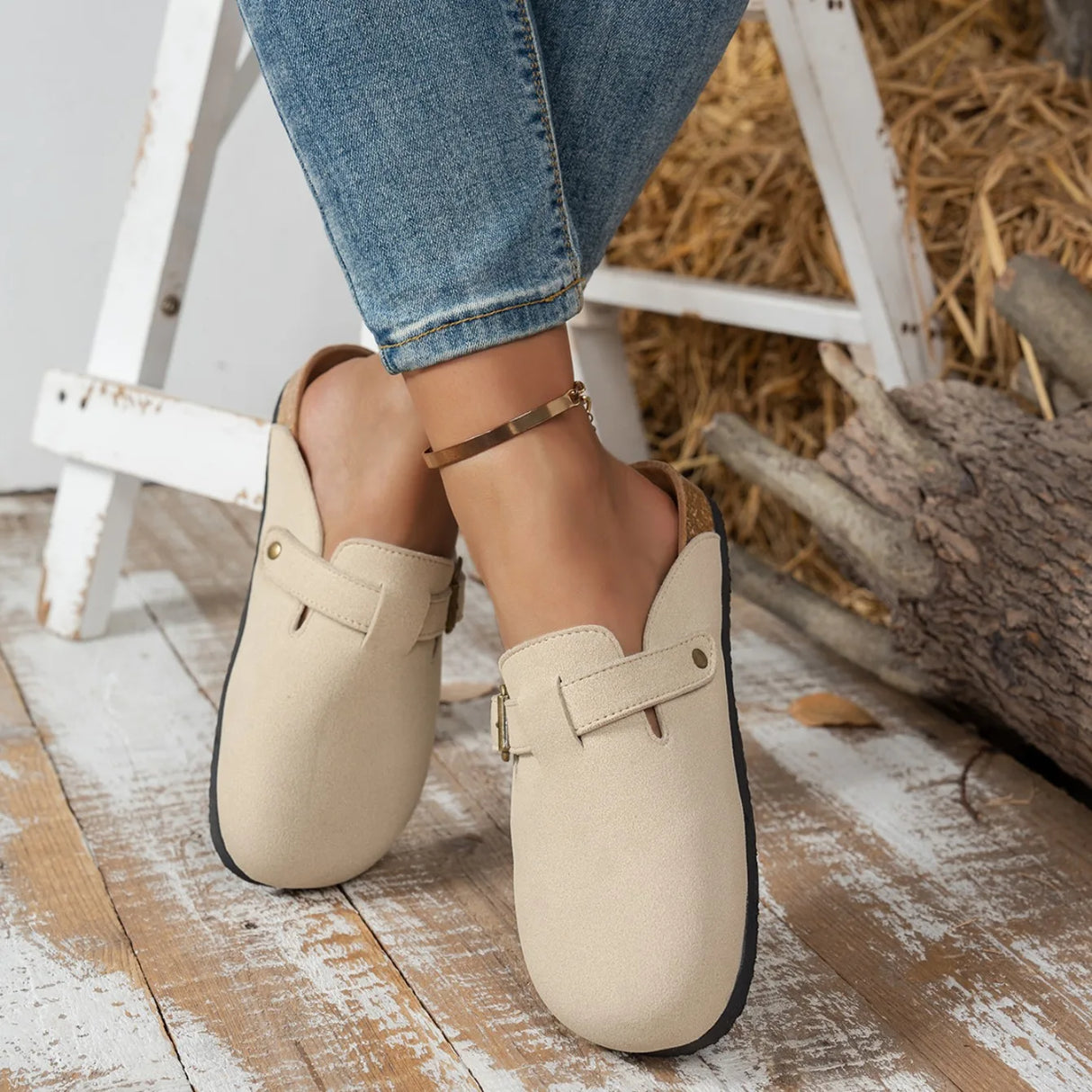 Women Mid Calf Boots Low Heel Snow Boots