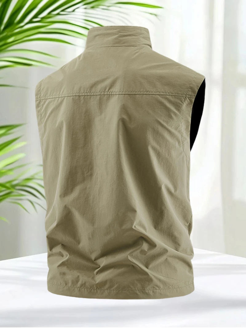 Men's Plus Size Summer Vest Jacket 2025