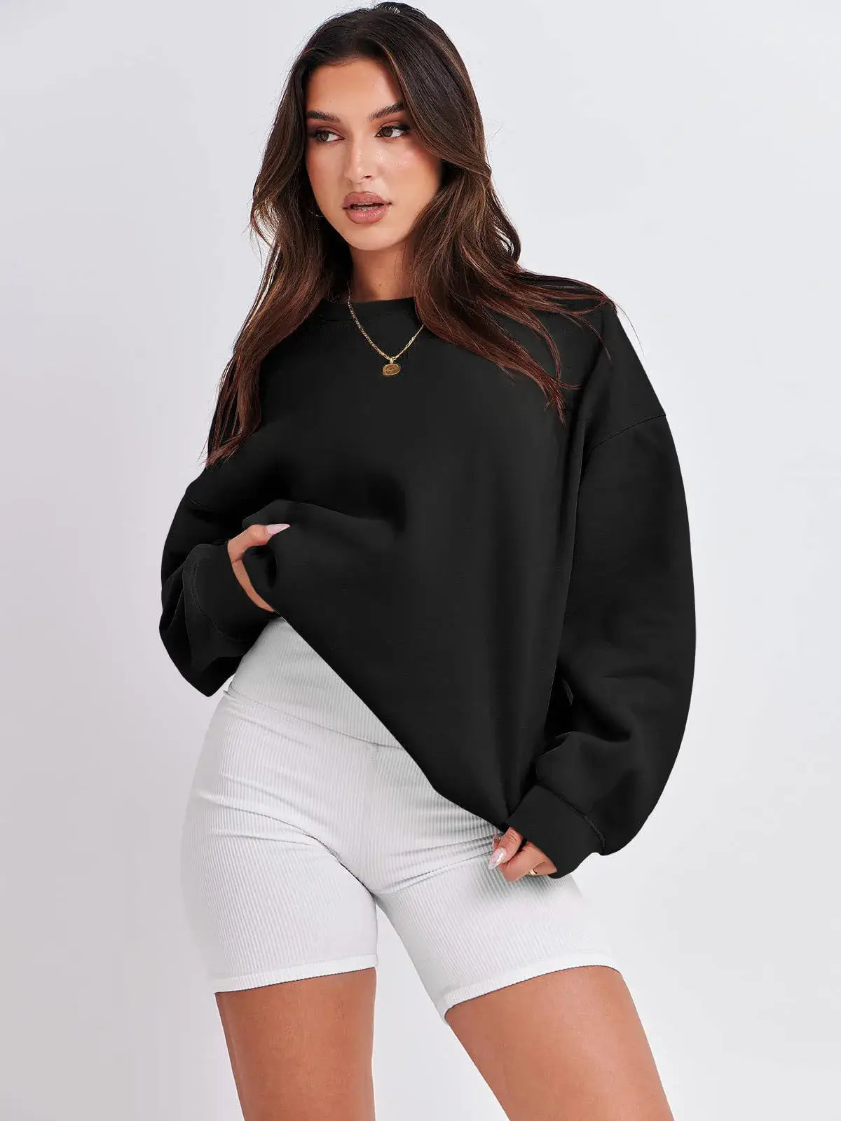 Women Oversized Pullover Sweatshirt Casual Street Top