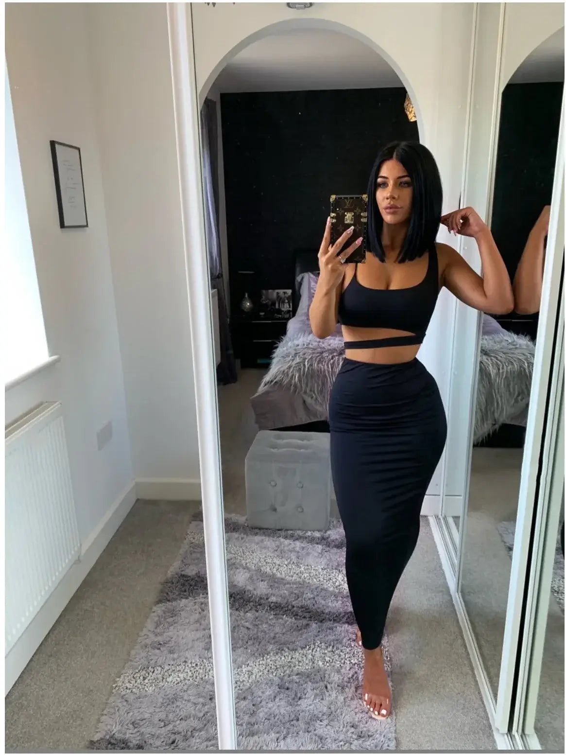 Chic Party Night Dress – Two Piece Set for Women