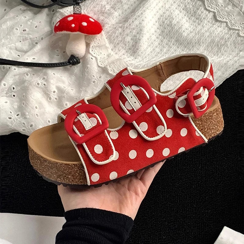 Women Platform Flat Sandals Summer Slides