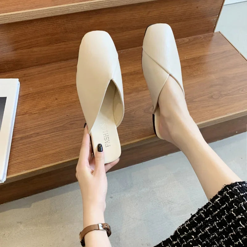 Women Mules Non Slip Casual Slippers