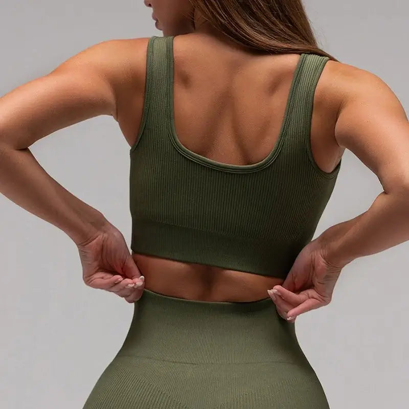 Women Padded Seamless Yoga Bra