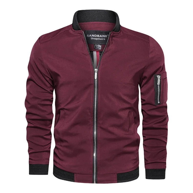 Men's Plus Size Bomber Jacket – 7XL Y2K Style