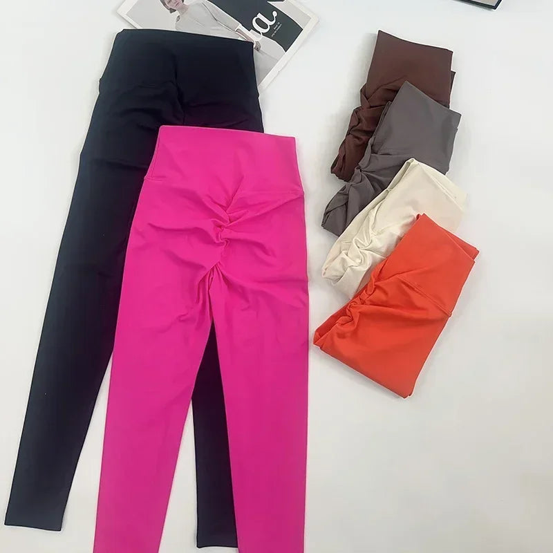 Women's High Waist Breathable Yoga Leggings – Summer Workout Pants