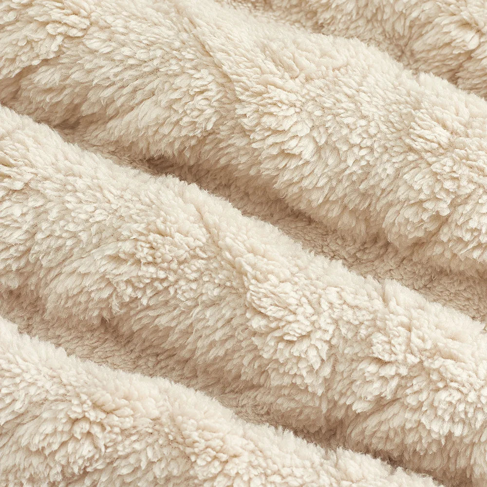 Men Velvet Hooded Pullover Sweater