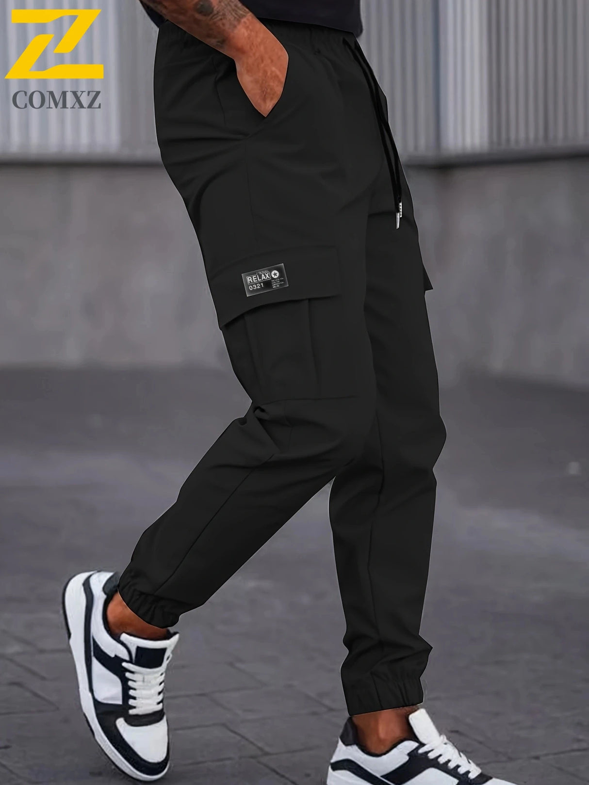 Men Ice Silk Cooling Cargo Pants