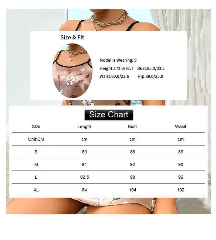 Women Mini Dress Pajama Set