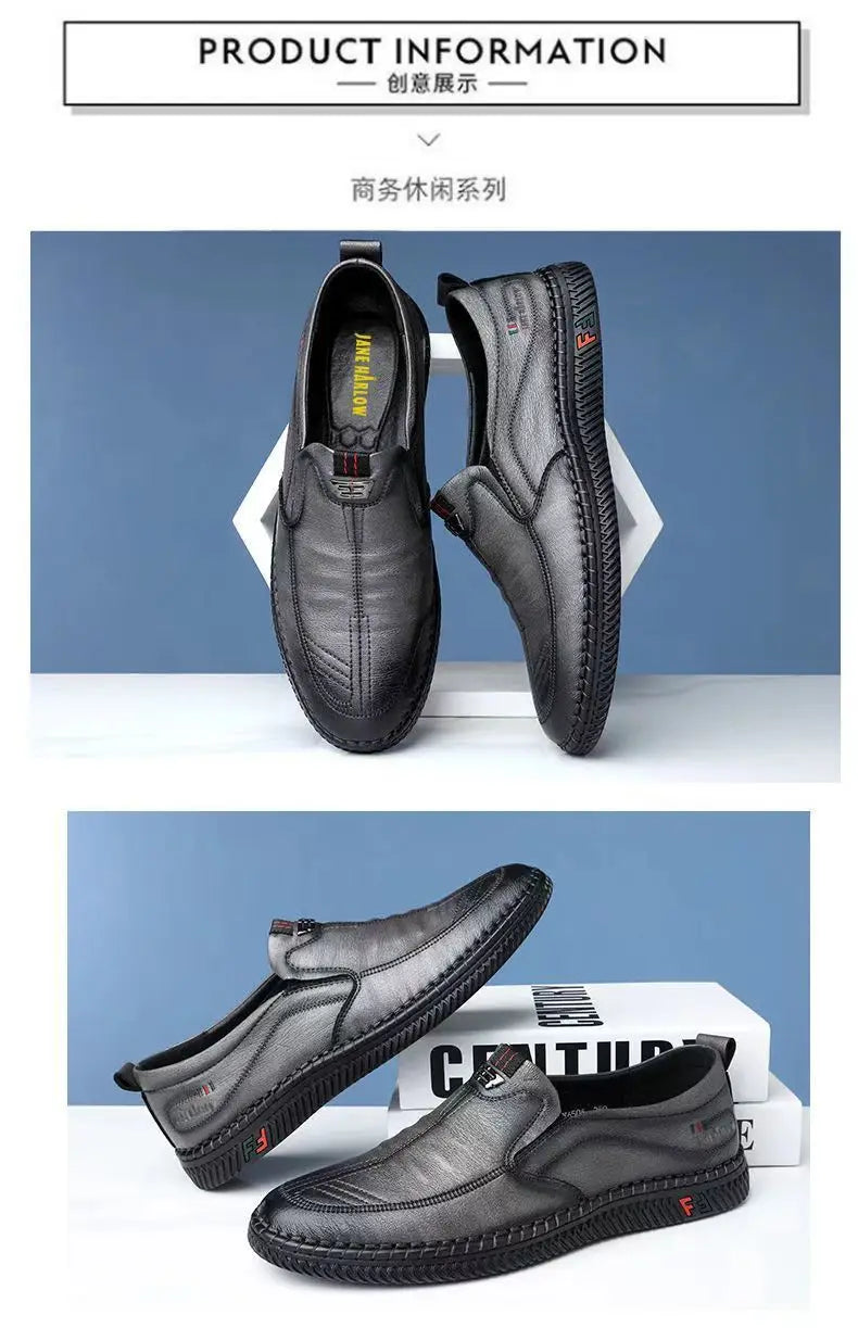 Men PU Leather Office Loafers